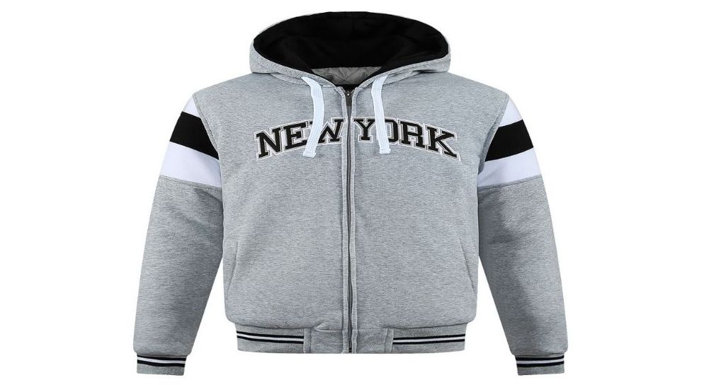 12 Pieces Men's Fashion Padded New York Jacket In Heather Grey (pack C: XL-4xl) - Mens Jackets