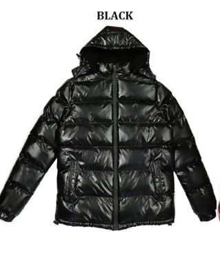 12 Wholesale Men's Fashion Shiny Jacket With Sherpa Lining In Black ( Pack B: M-3xl)