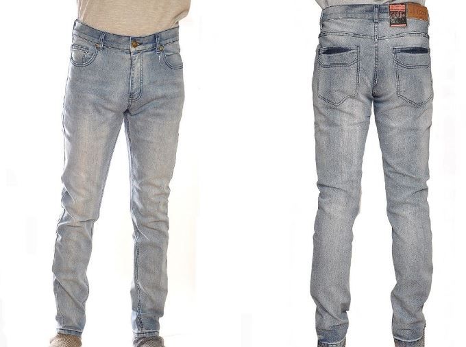 12 Pieces of Men's Fashion Stretch Denim Jeans Pack B