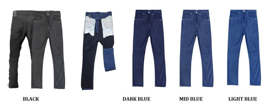 12 Pieces of Men's Fleece Lining Jeans In Black Pack B