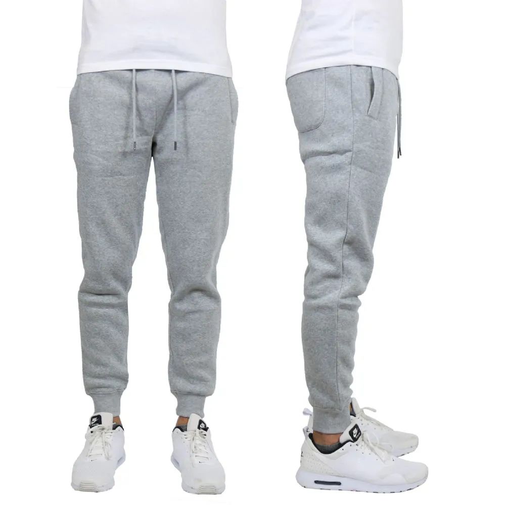 24 Wholesale Men's Heavy Weight Joggers In Heather Grey Size xl - at ...