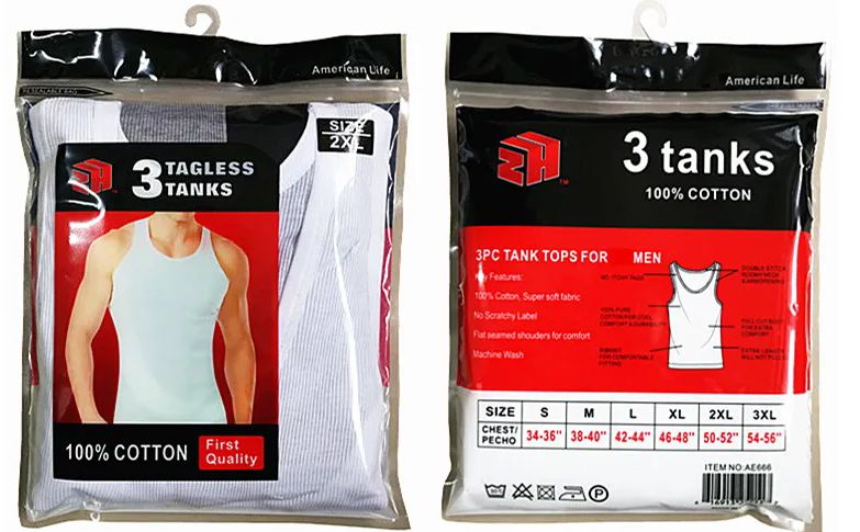 24 Pieces of Men'sT-Shirts Tagless Tanks Size 2xl 3pack