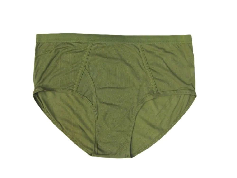 72 Wholesale Mens Cotton Brief In Green Size xl