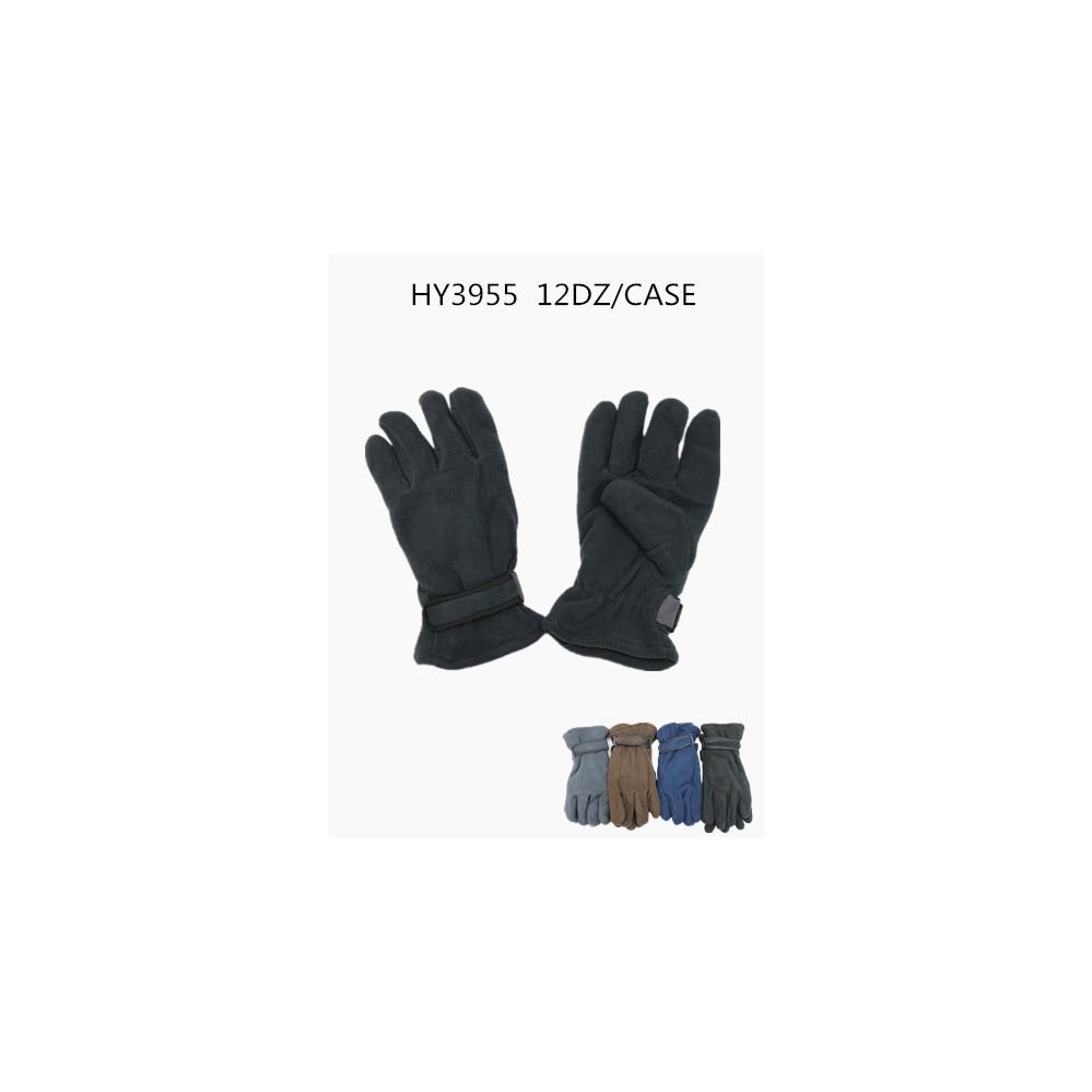 72 Pairs Mens Fleece Winter Gloves - Fleece Gloves