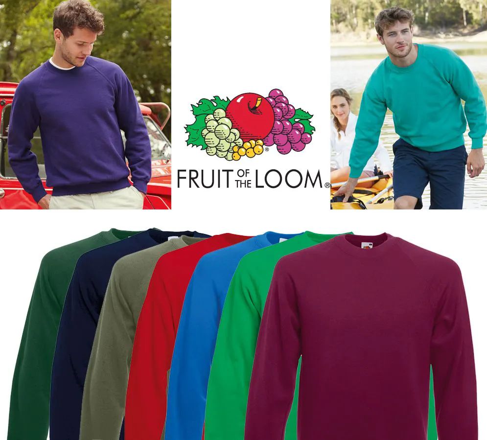 36 Wholesale Mens Fruit Of The Loom Sweat Shirt Assorted Colors Size 3x