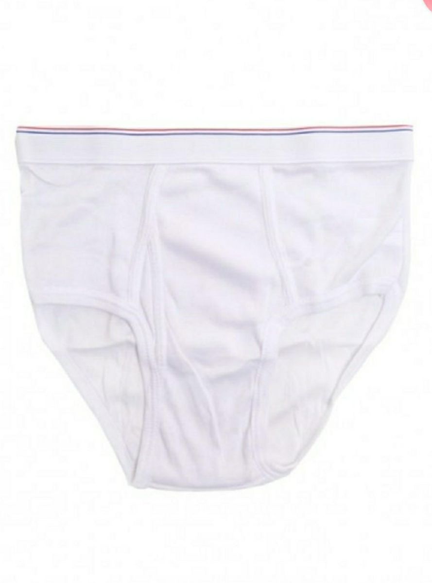 960 Pieces of Mens White Cotton Blend Briefs Mix Sizes S-xl