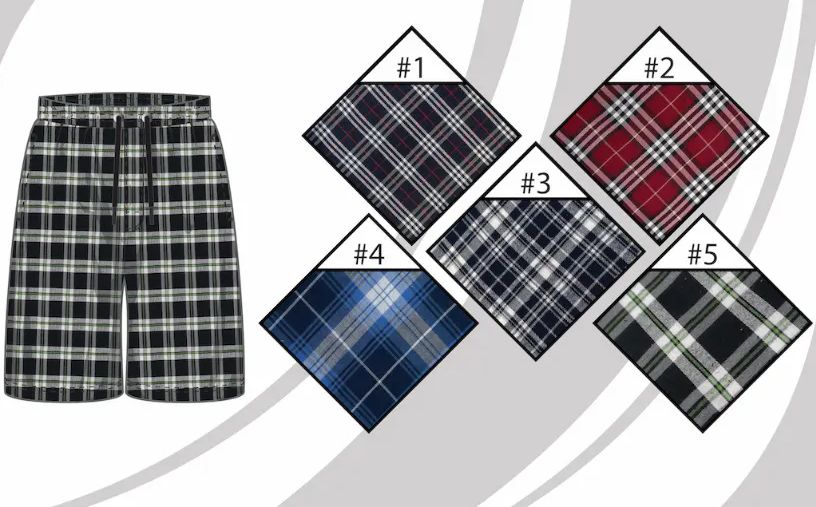 72 Pieces of Mens Yarn Dyed Woven Shorts Assorted Plaids Lounge Shorts Sizes S-xl