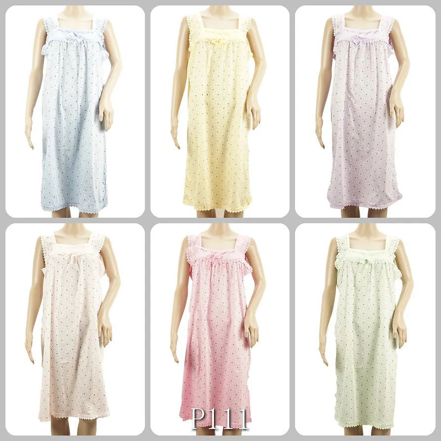24 Wholesale Mix Design Night Gown Size L