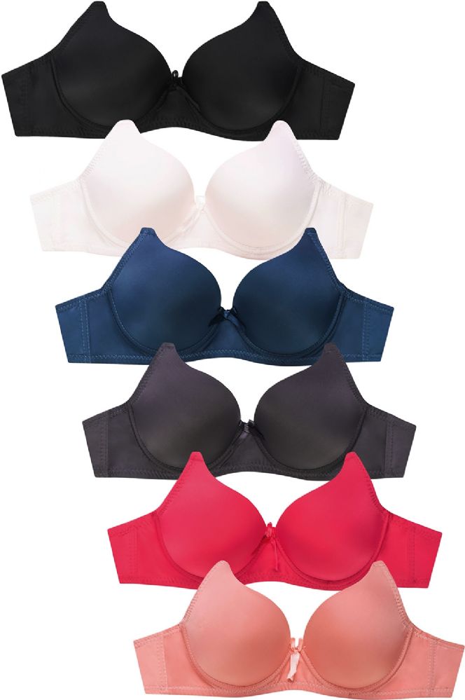 288 Wholesale Sofra Ladies Full Cup Plain Bra A Cup