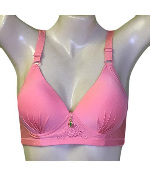 36 Wholesale Rose Lady's Padded Wireless Bra In Size 34c - at