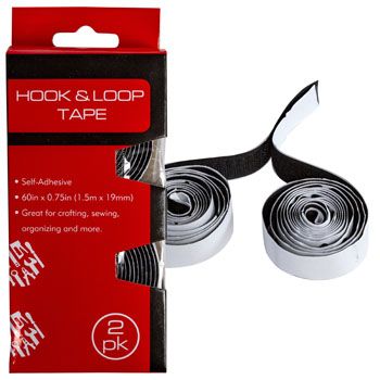 48 Wholesale Hook & Loop Tape 60 X .75in SelF-Adhesive/color Box