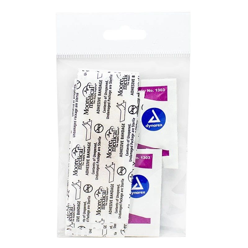 200 Wholesale Adhesive Bandages & Antiseptic Towlettes - 8 Piece Kit