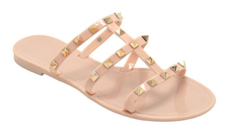 12 Pairs Sandals For Women In Beige Size 6-10 - Women's Sandals