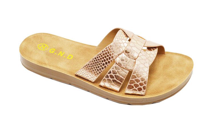 12 Wholesale Sandals For Women In Gold Size 7-11