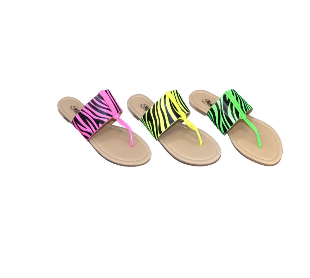 24 Wholesale Sandals With Hanger Size 7 - 11