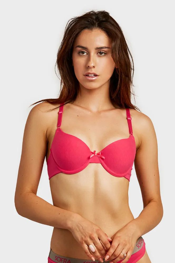 288 Wholesale Sofra Ladies Full Cup Plain Bra B Cup - at