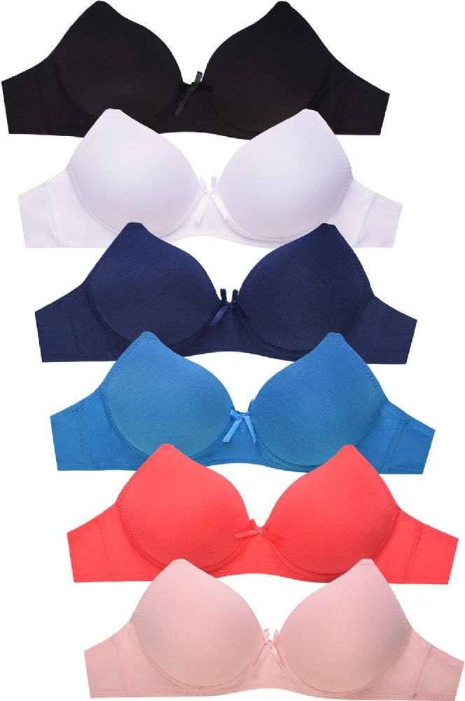 288 Wholesale Sofra Ladies Full Cup Plain Bra C Cup - at