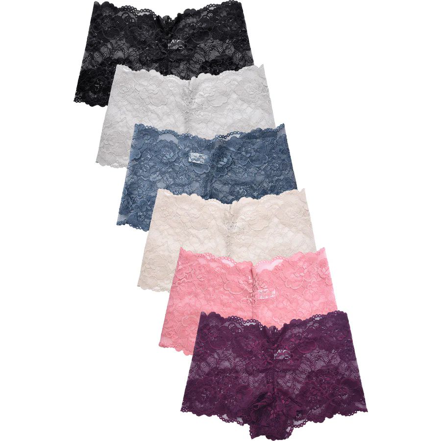 216 Pieces of Sofra Ladies Lace Hipster Panty Size S