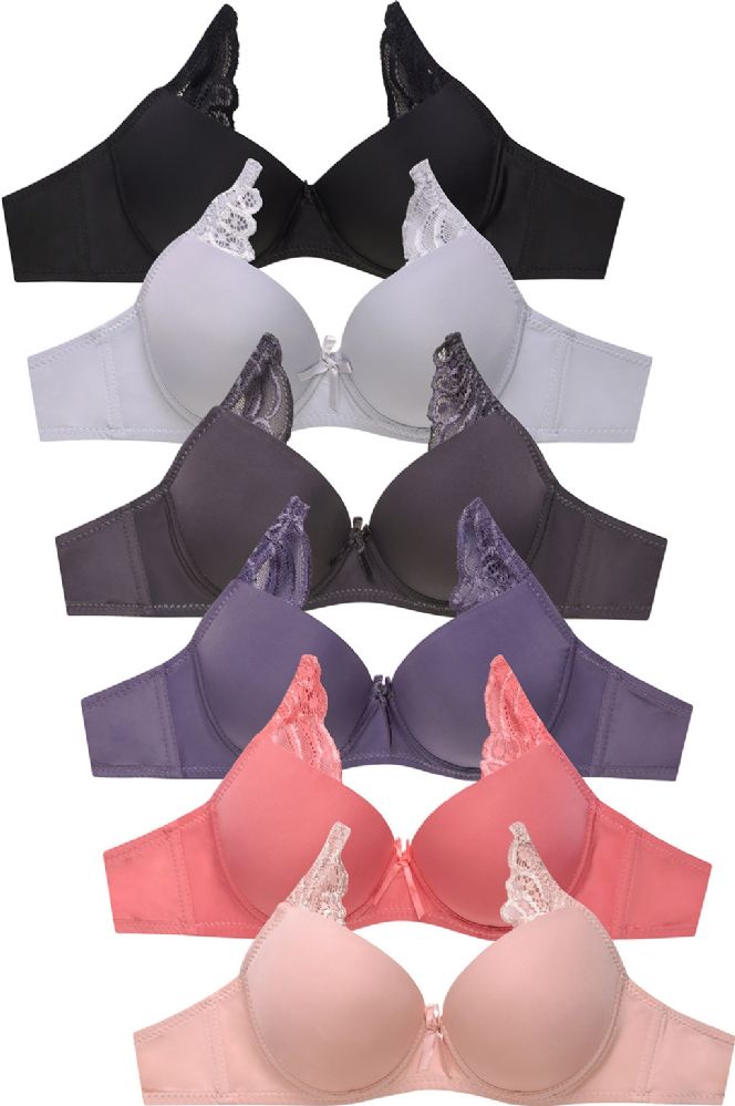 288 Pieces Sofra Ladies Seamless Sports Bra Size Assorted - Womens Bras And  Bra Sets - at 