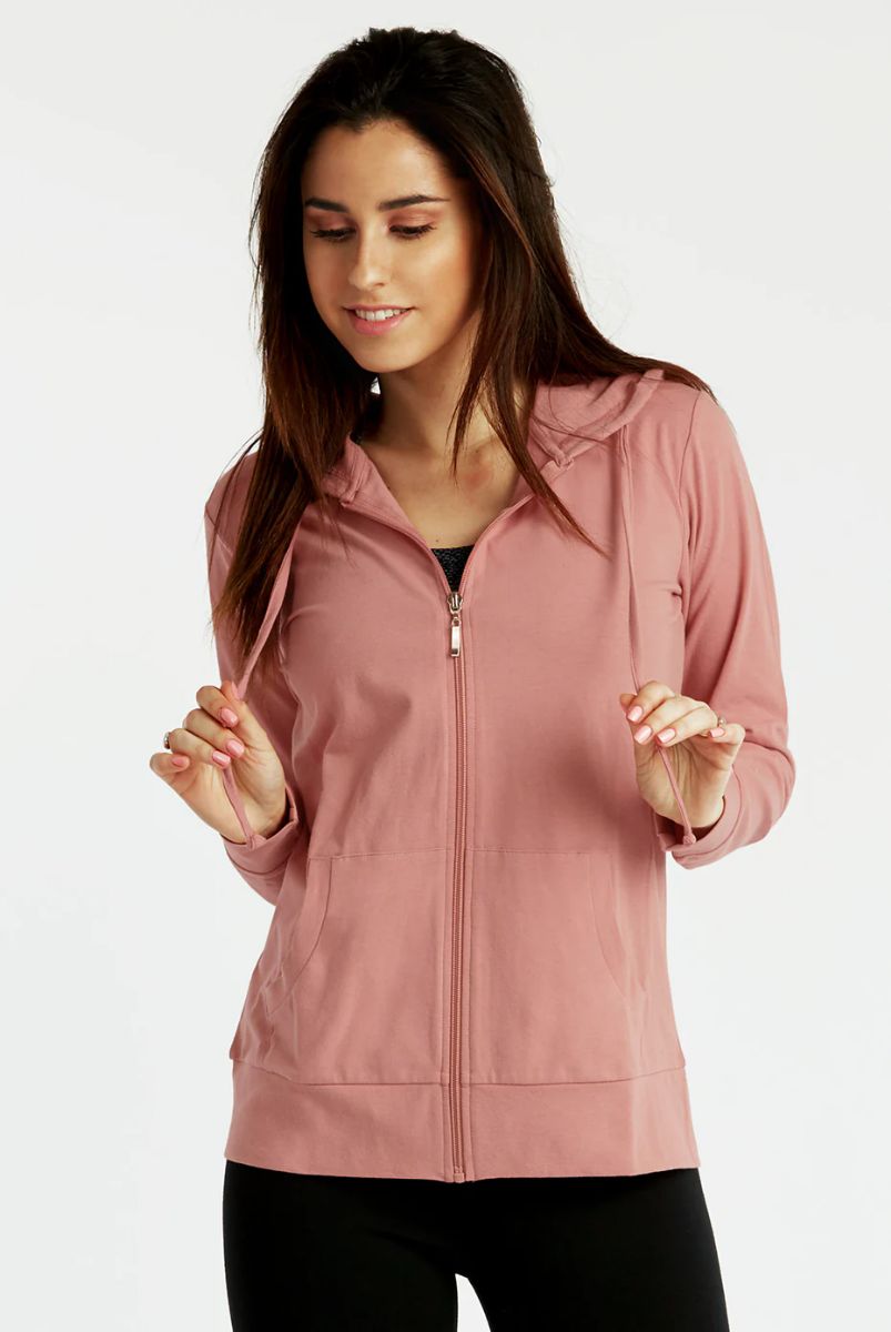 12 Pieces of Sofra Ladies Single Jersey ZiP-Up Hoodie Jacket Xlarge