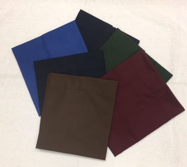 36 Pieces of 36 Thread Count 180 Percale Pillowcase In Navy Blue Standard Size