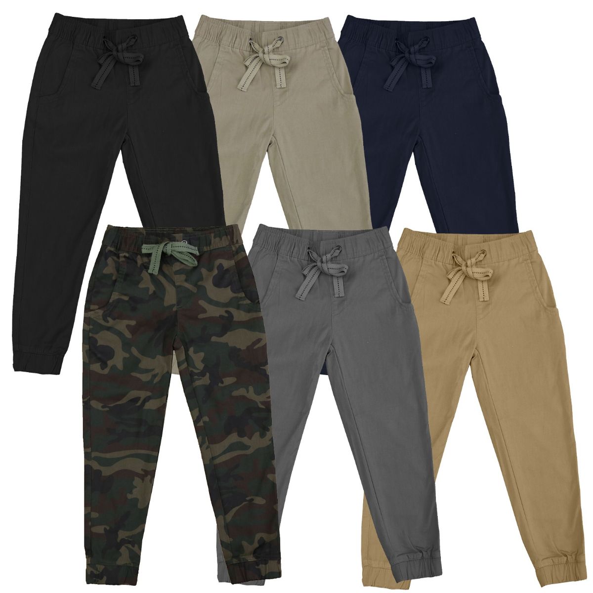 24 Pieces of Toddlers Boy Jogger Pants In Camouflage