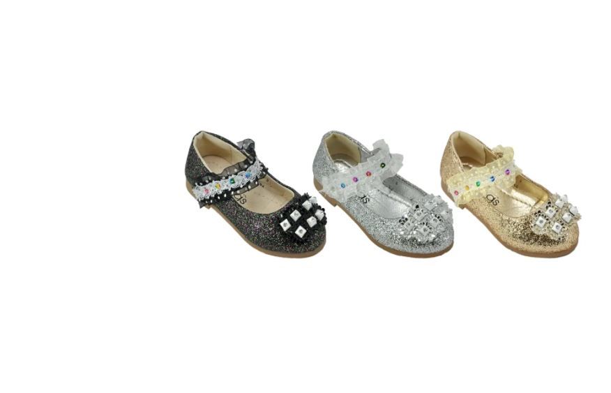 18 Wholesale Toddlers Shoes Color Silver