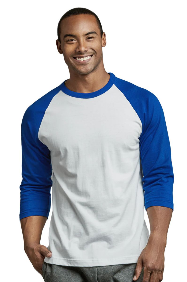 12 Pieces Top Pro Men's 3/4 Sleeve Baseball Tee - Mens T-Shirts