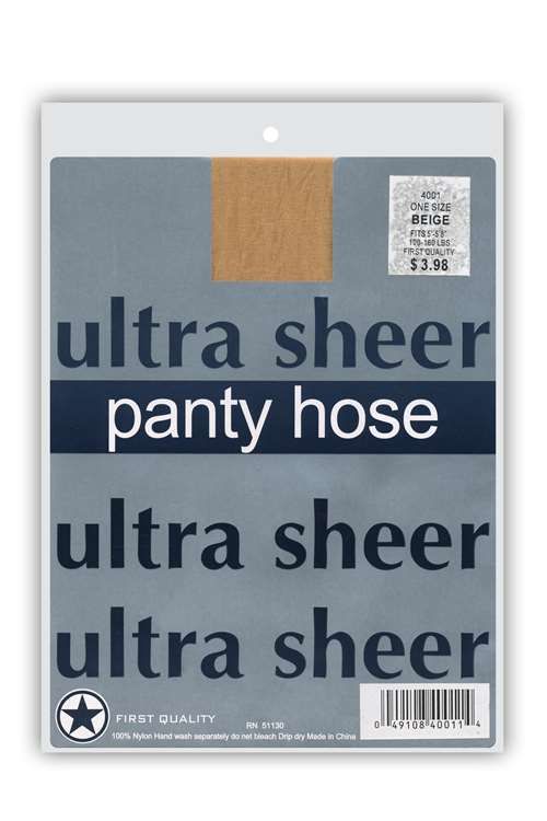 72 Pairs of Ultra Sheer Pantyhose In French Coffee