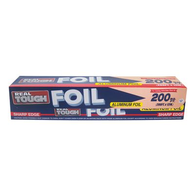 12 Wholesale Real Tough Aluminum Foil 200sq