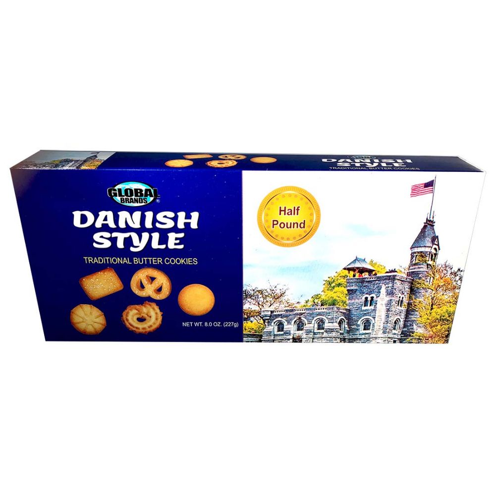 12 Wholesale Danish Butter Cookies 8 Oz. at