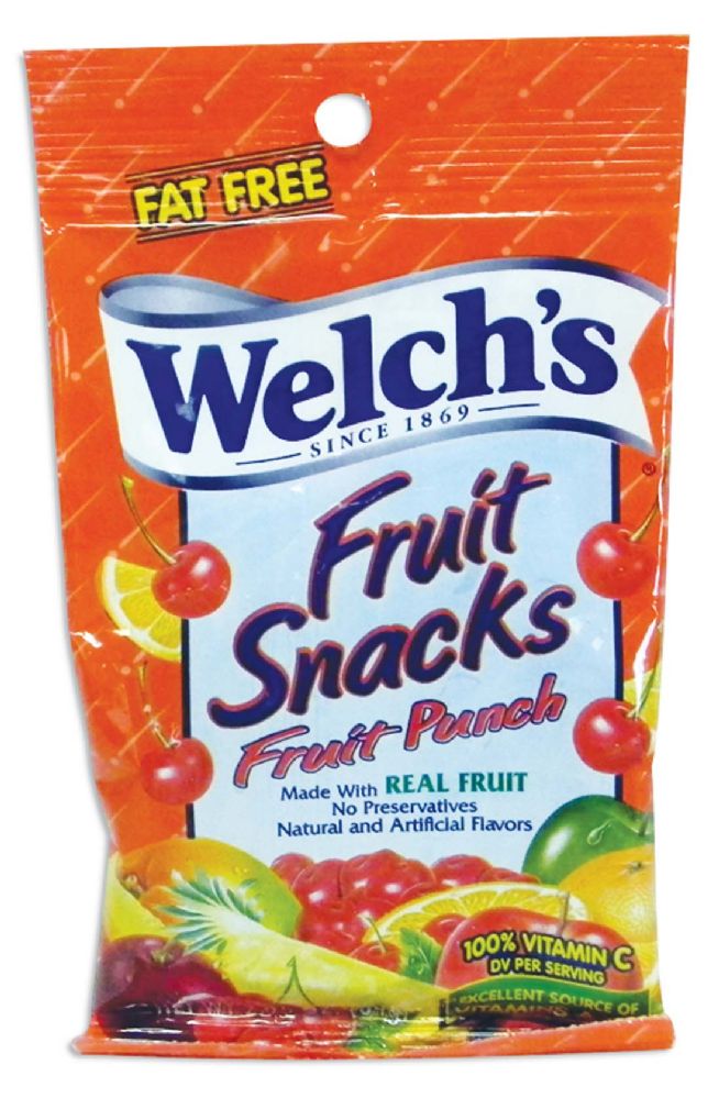 48 Wholesale Welch's Fruit Snacks 2.25 Oz Fruit Punch at