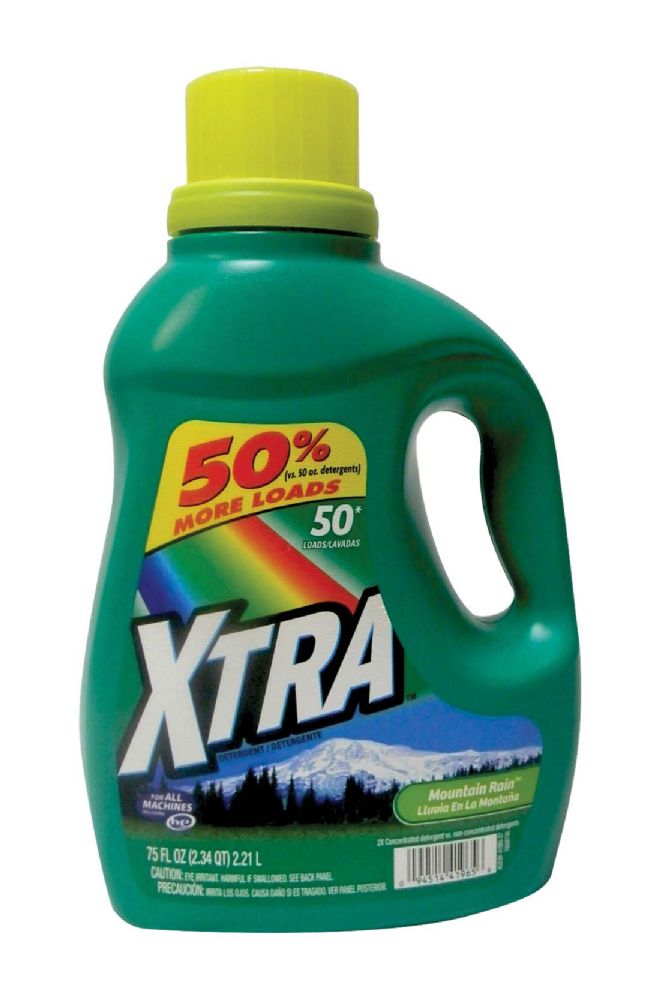 6 Bulk Xtra Liquid Laundry Detergent 75 Oz 50 Loads Concentrated