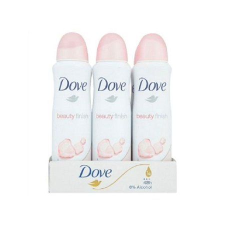 6 Pieces Dove Deodorant Spray 150 Ml / 5.07 Oz Beauty Finish - Deodorant