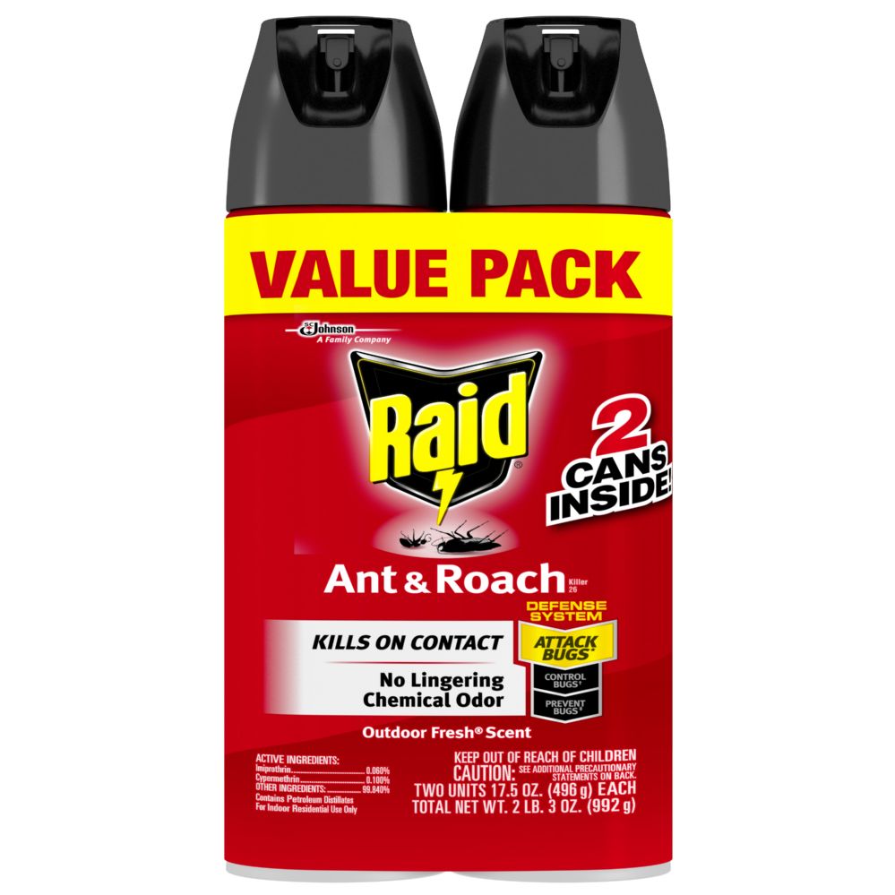 6 Pieces Raid Ant & Roach Killer 17.5 O - Bug Repellants