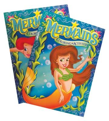 48 Wholesale Mermaids 80pg Color And Activity Book
