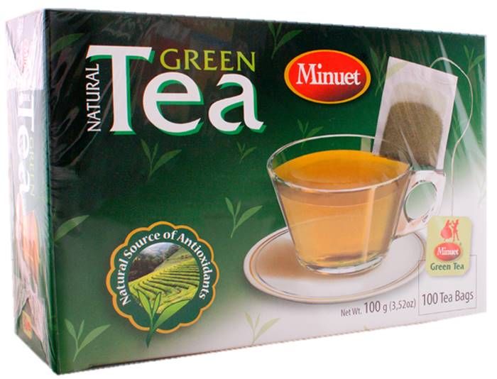 12 Wholesale Minuet Green Tea  100 ct