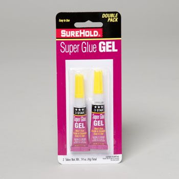 72 Wholesale Super Glue Gel 2pk  0.14oz Surehold Carded