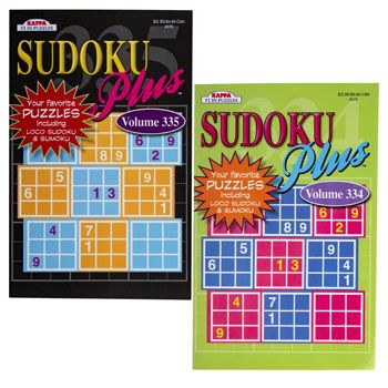 144 Wholesale Puzzle Book Sudoku 2 Asst Infloor Display Ppd
