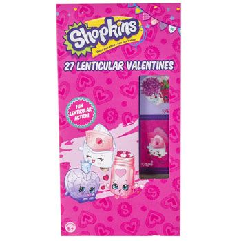 28 Wholesale Valentine Cards Shopkins Lenticular Stickers at - wholesalesockdeals.com