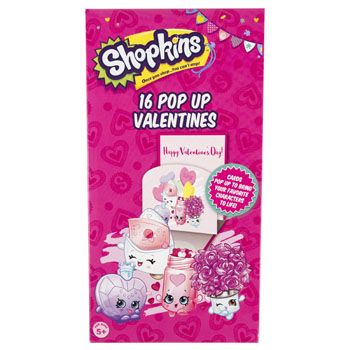 28 Wholesale Valentine Cards 16ct Shopkins Pop - at wholesalesockdeals.com