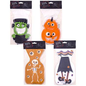 96 Wholesale Loot Bag Cello Halloween 15ct - at - wholesalesockdeals.com