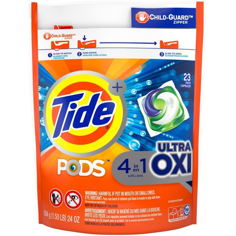 4 Wholesale Tide 26 Count Pods Ultra Oxi 4in1 at