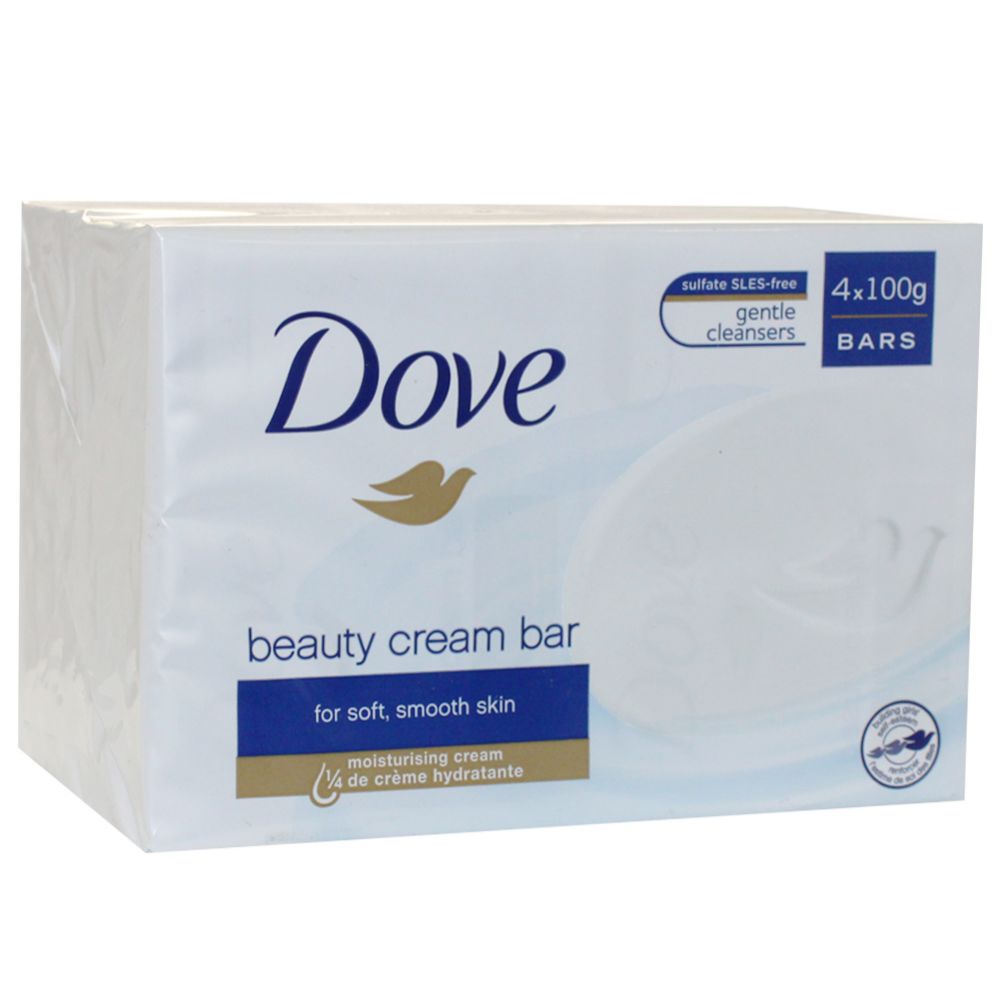 12 Pieces Dove Bar Soap 4 Pack 100 Gram Regular Beauty Cream Bar Soap