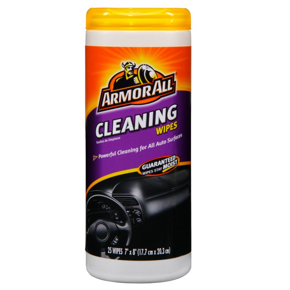 6 Wholesale Armor All Cleaning Wipes 25ct