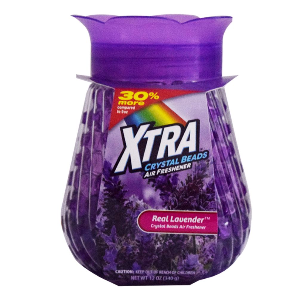12 Pieces Xtra 12 Oz Crystal Beads Real Lavender Air Fresheners at