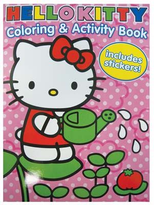 18 Wholesale Hello Kitty 144 Pages Super Jumbo Coloring And Activity Book With Stickers