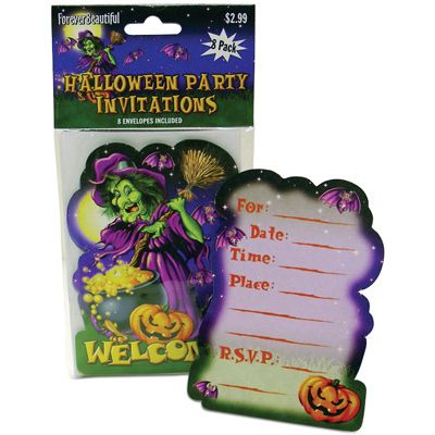 72 Bulk Halloween Party Invitations 8c