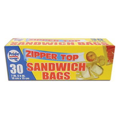 48 Wholesale Dispozeit Sandwich Bag 30ct sn