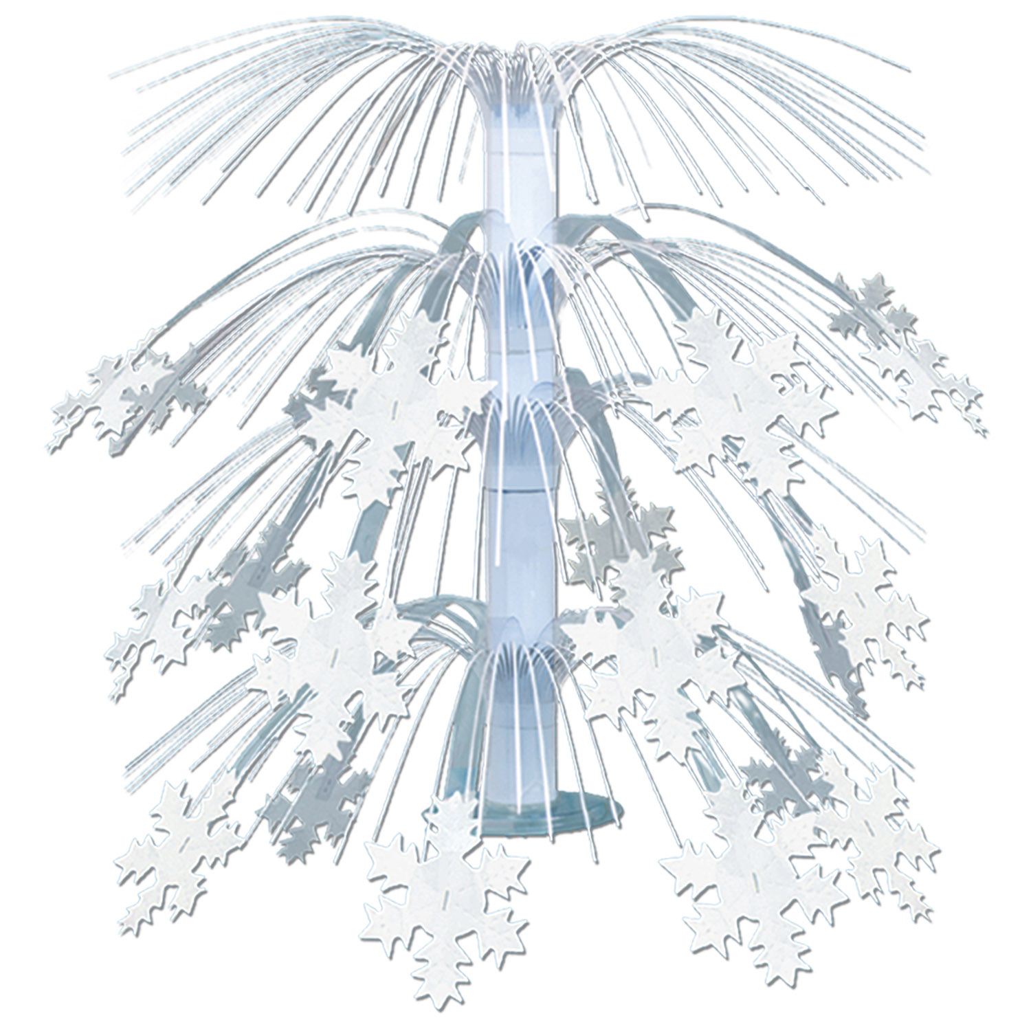 6 Wholesale Snowflake Cascade Centerpiece